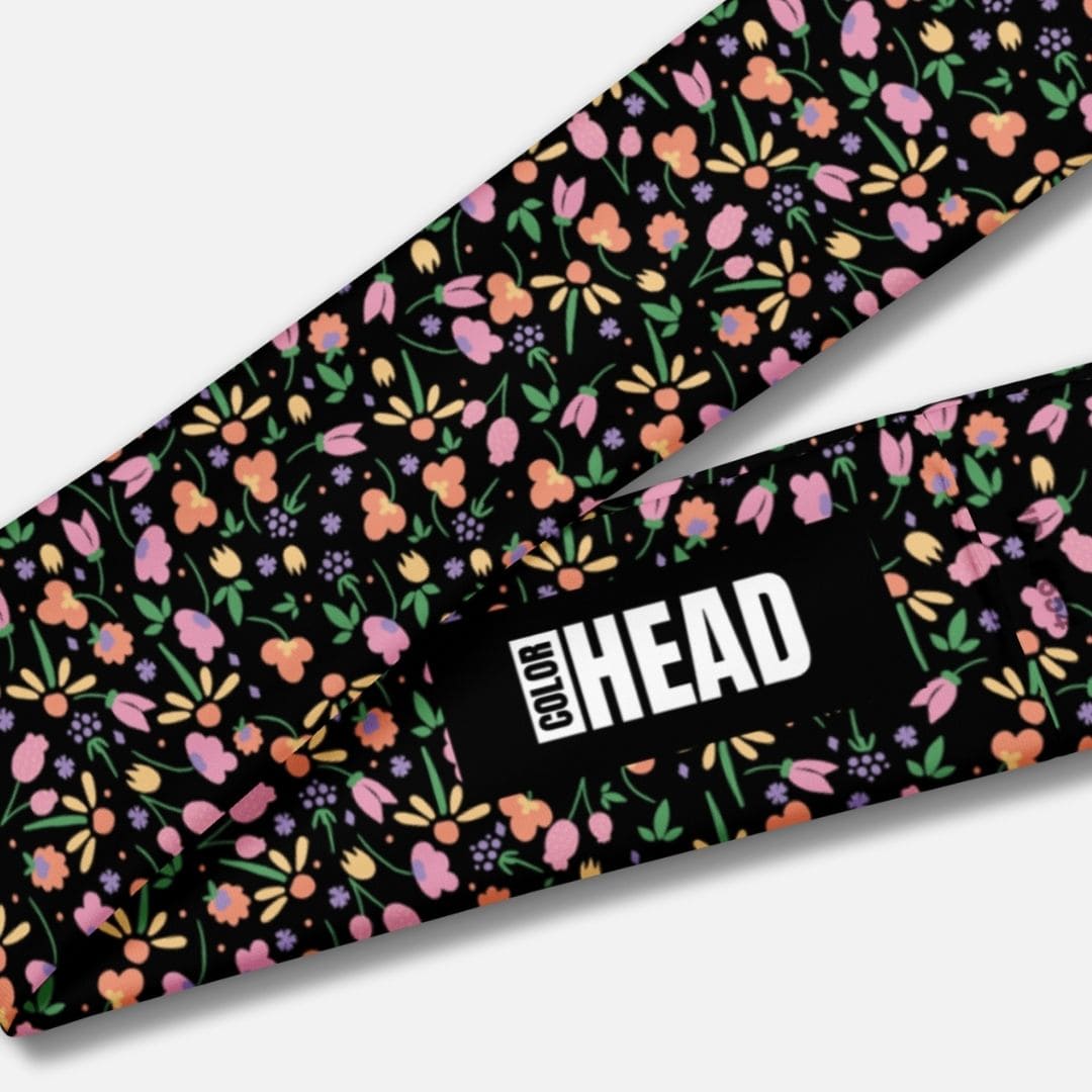 Bandeau Cheveux Femme I Motif Fleur Rose