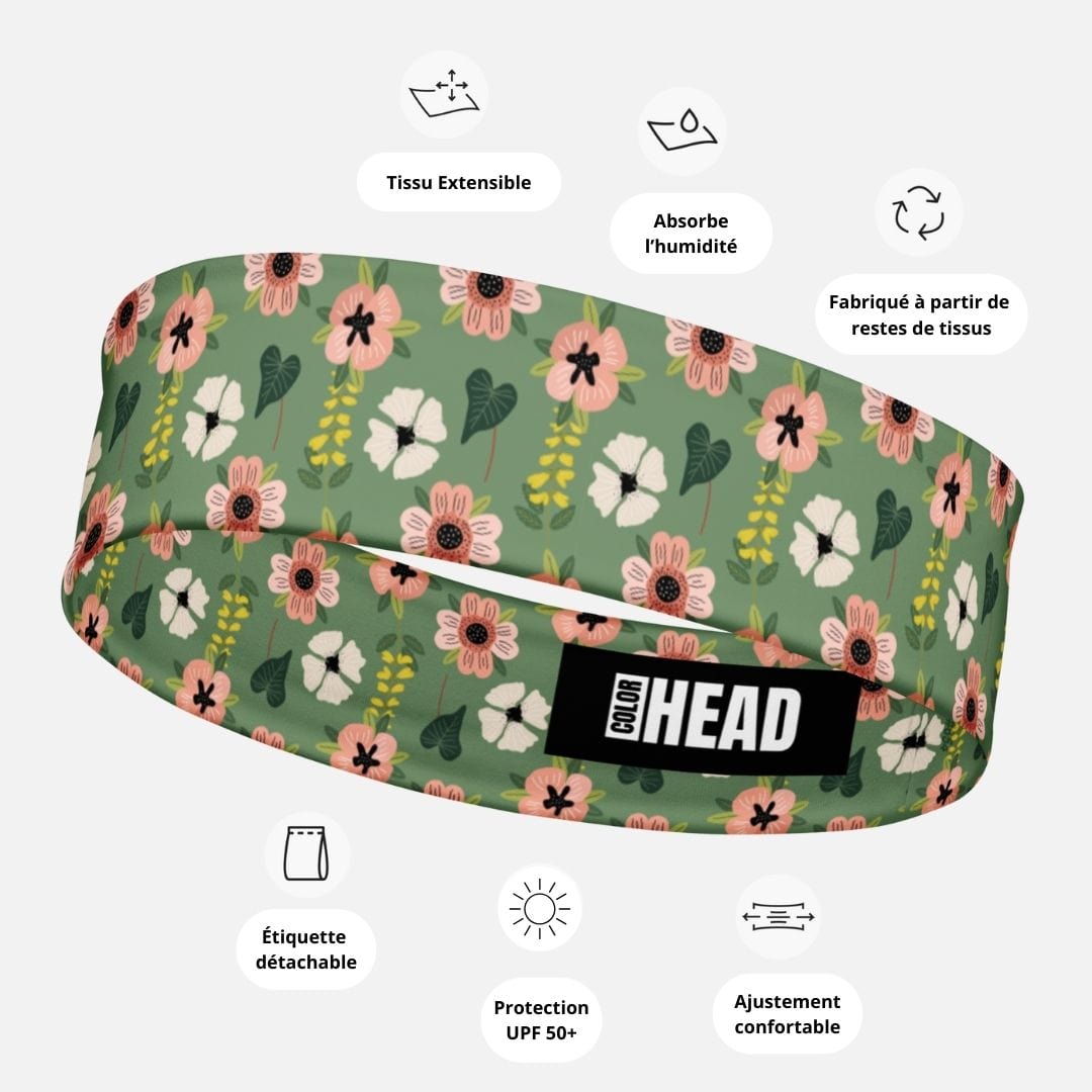 Bandeau Cheveux Femme I Vert