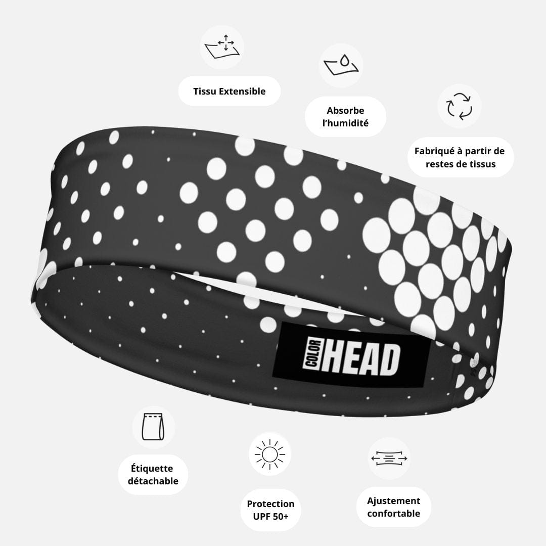 Bandeau Cheveux Large I Noir