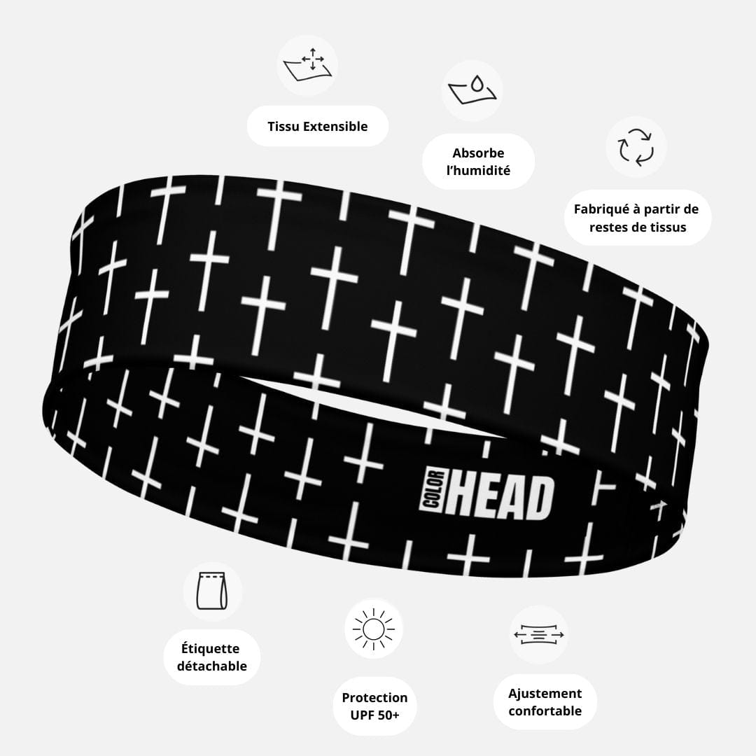 Bandeau Noir I Cheveux Courts