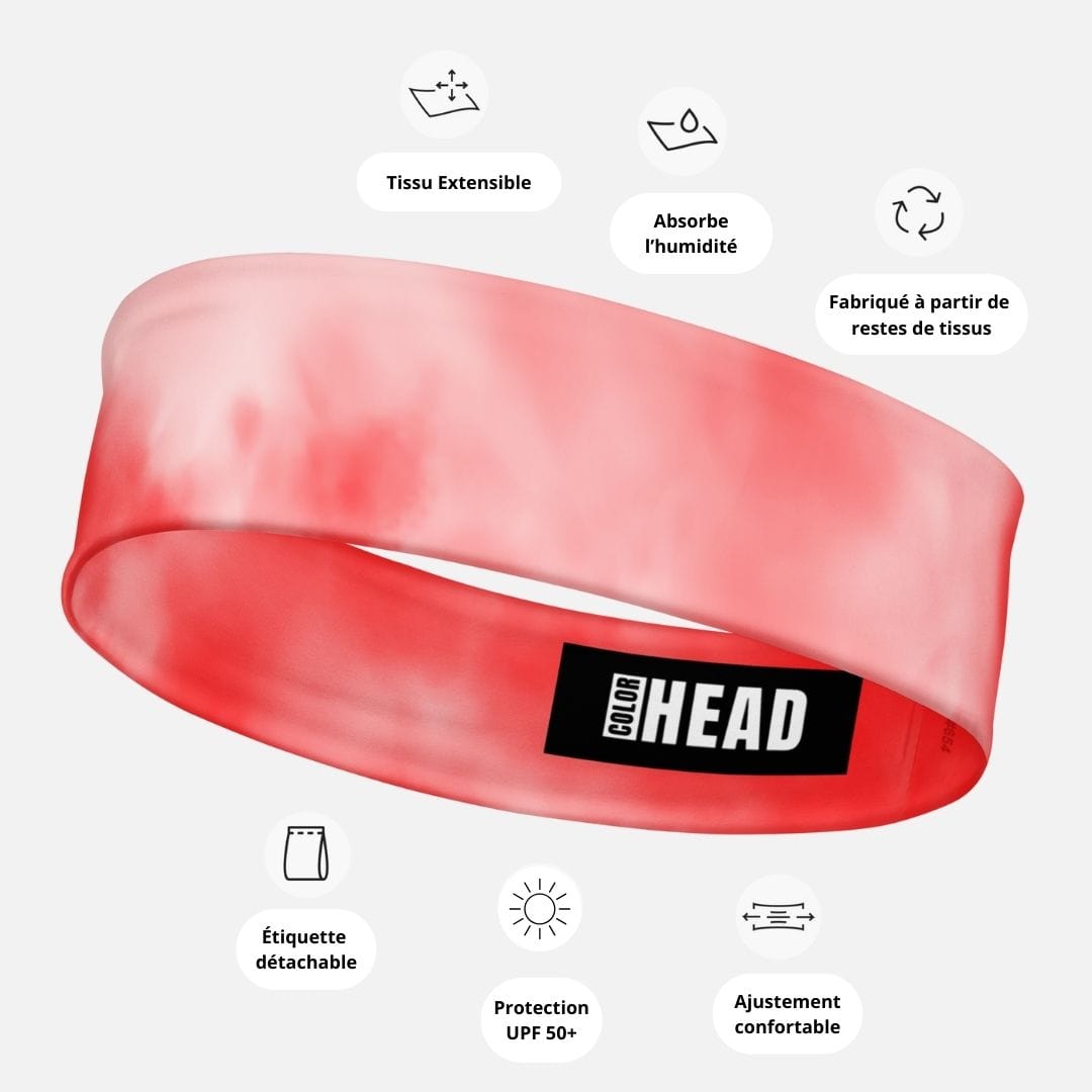 Bandeau Rouge I Cheveux Homme