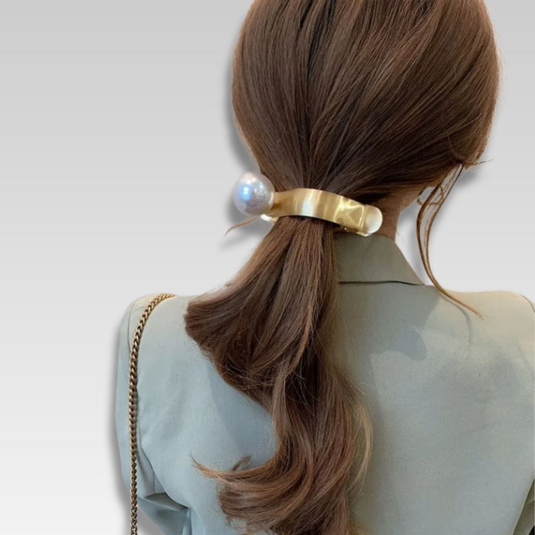 Doré Barrette cheveux I Femme