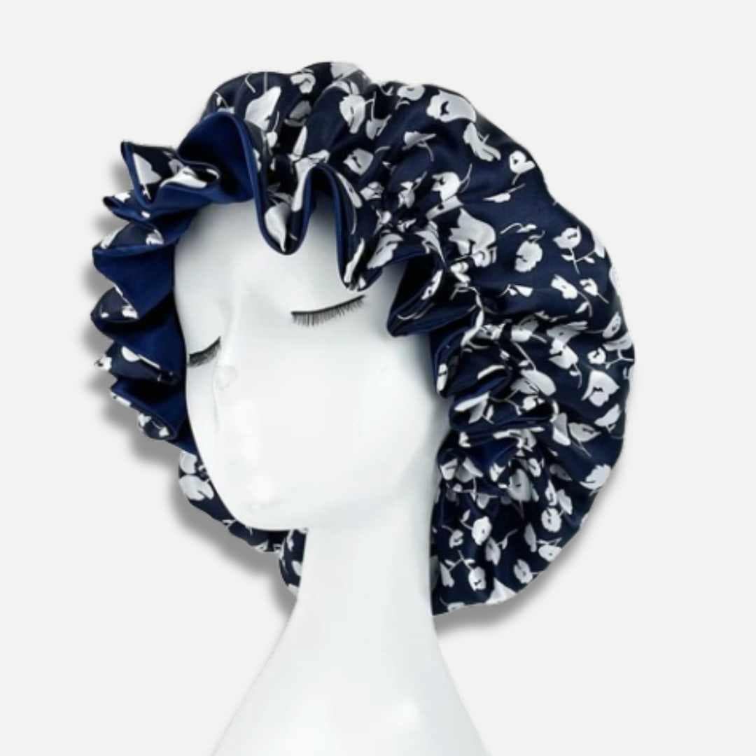 Bleu Bonnet de Nuit I Satin