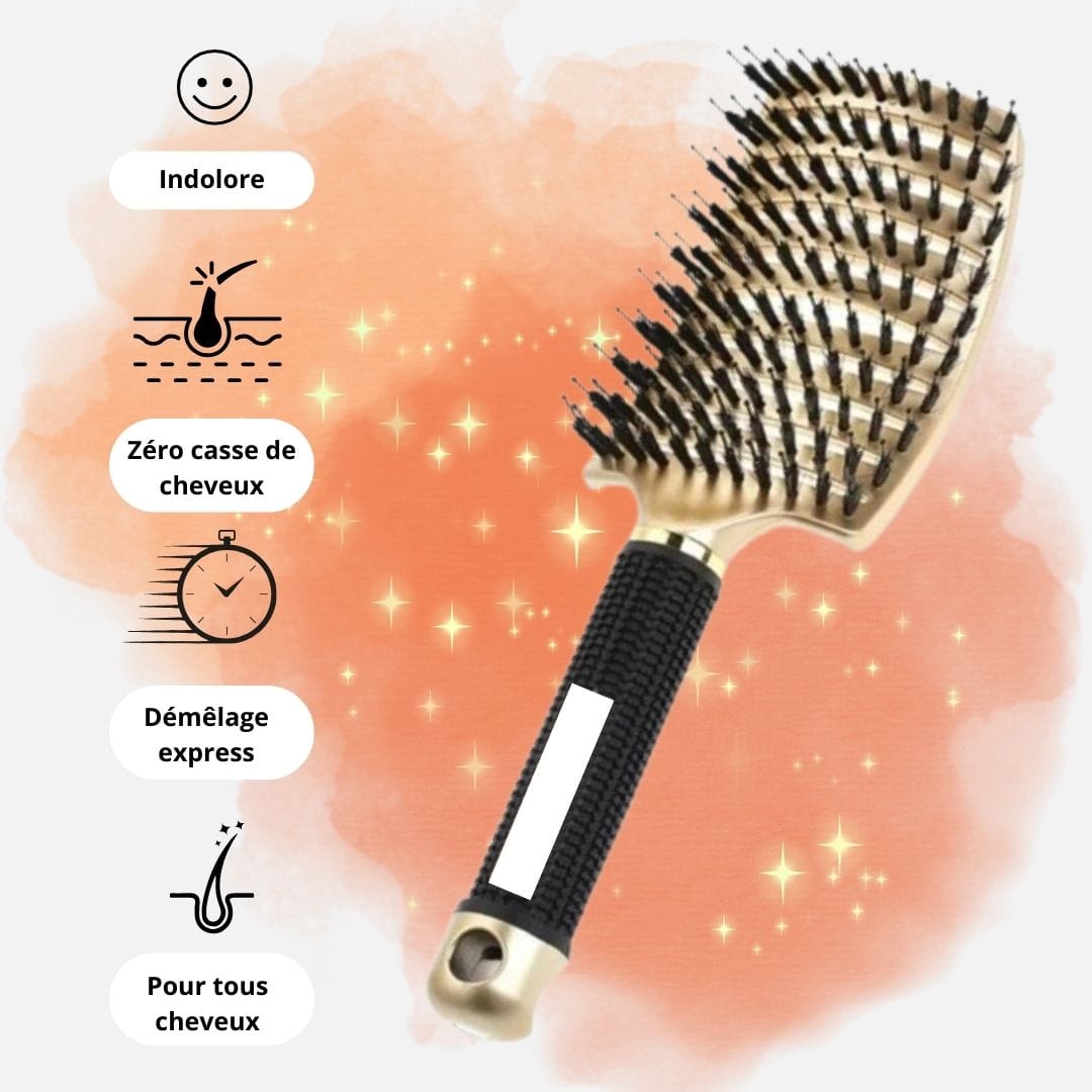 Doré Brosse à Cheveux <br> La Démêlante