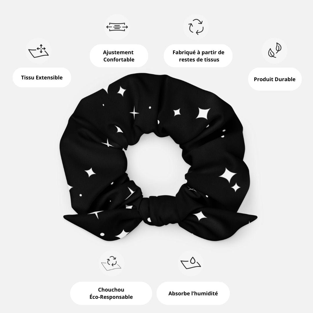 Chouchou Noir I Cheveux