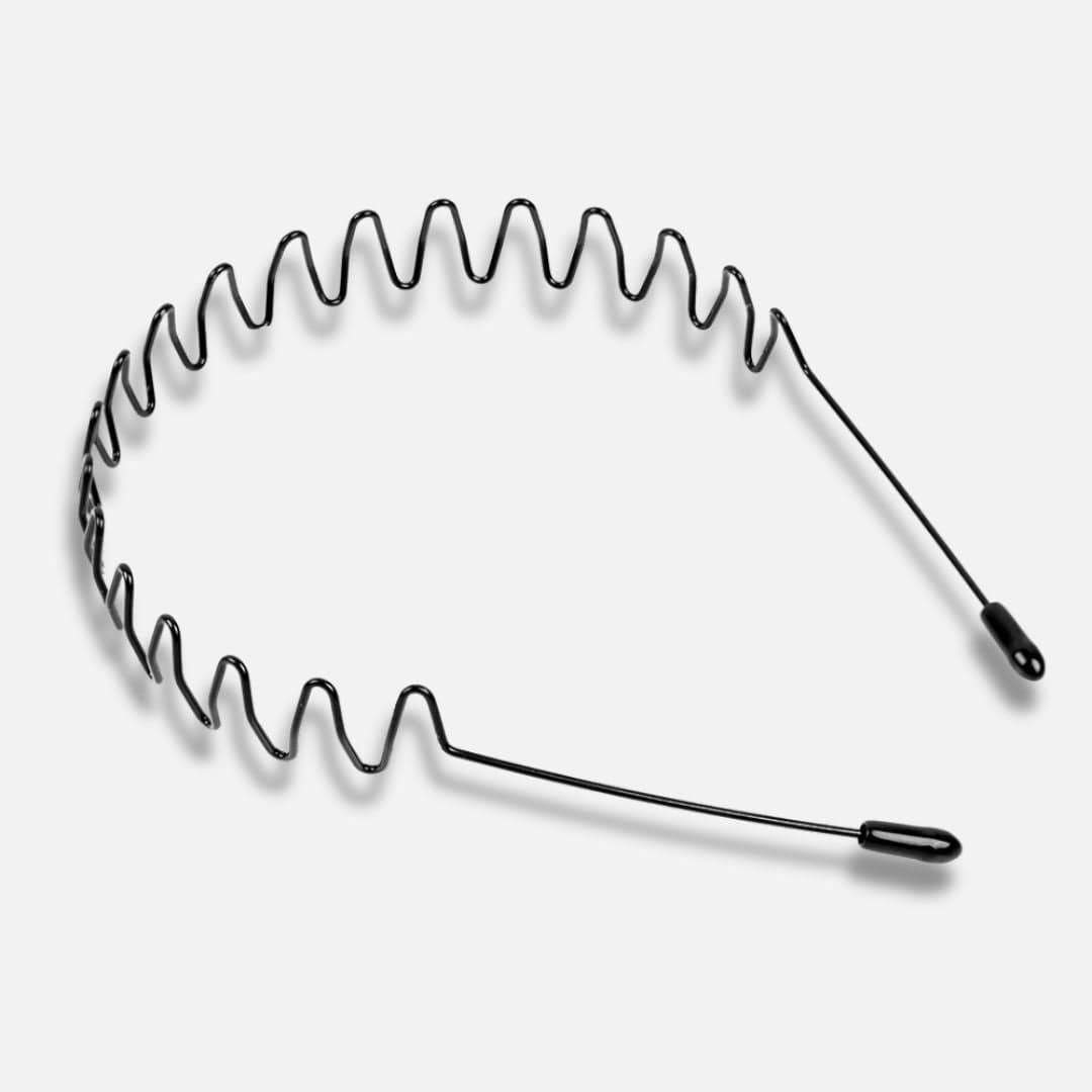 Noir Serre-tête Homme I Cheveux Longs