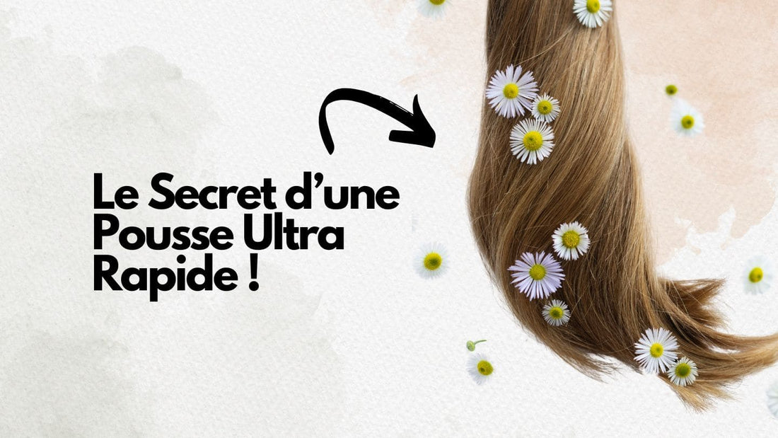 longue chevelure en bonne santé illustrant la pousse rapide des cheveux