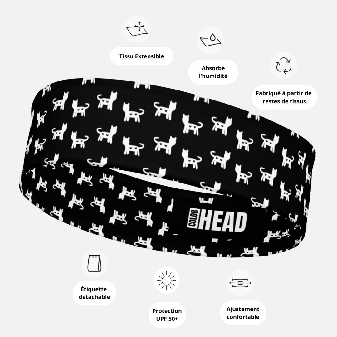 Bandeau Cheveux Chat I Noir