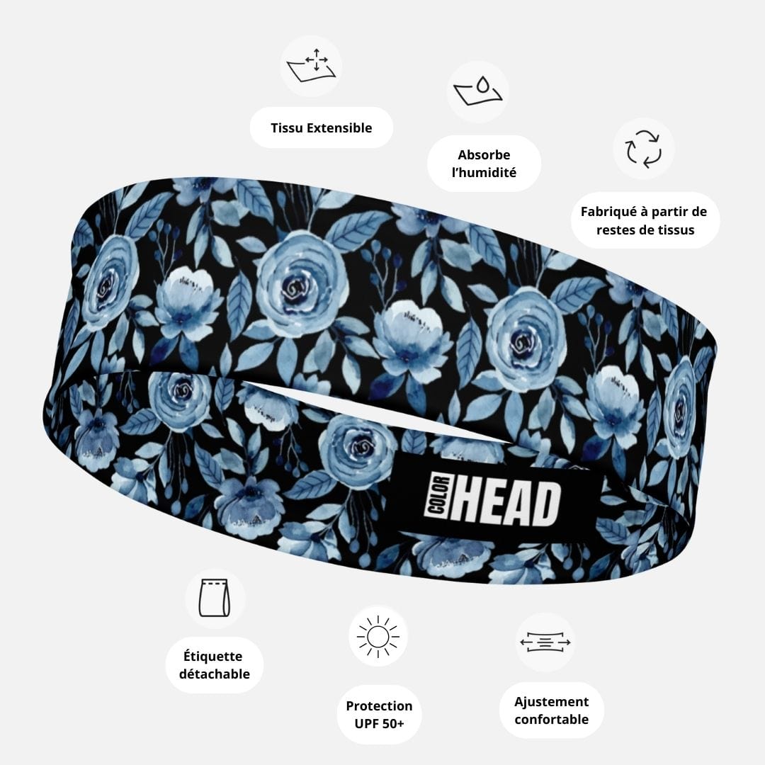 Bandeau Cheveux Femme I Bleu Nuit