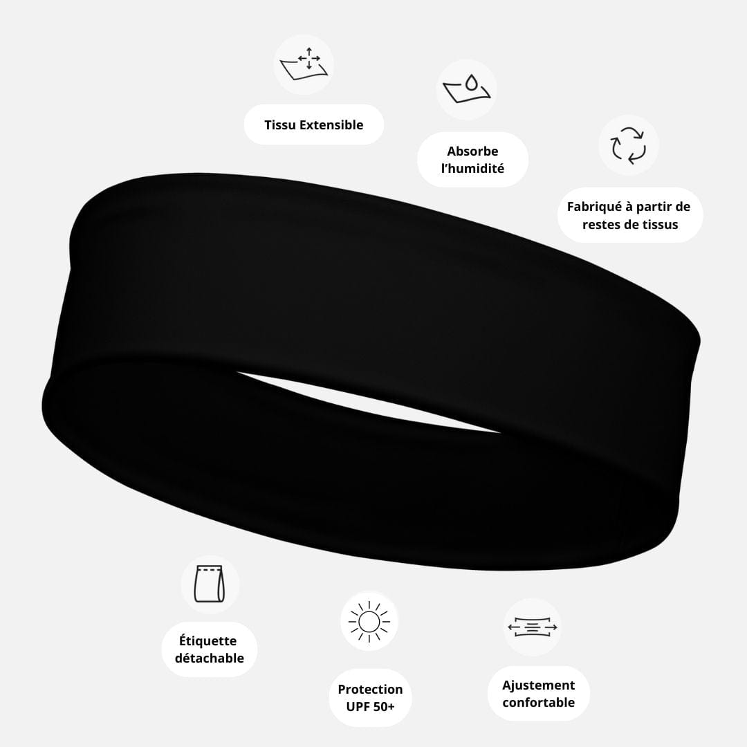Bandeau Cheveux Noir I Simple