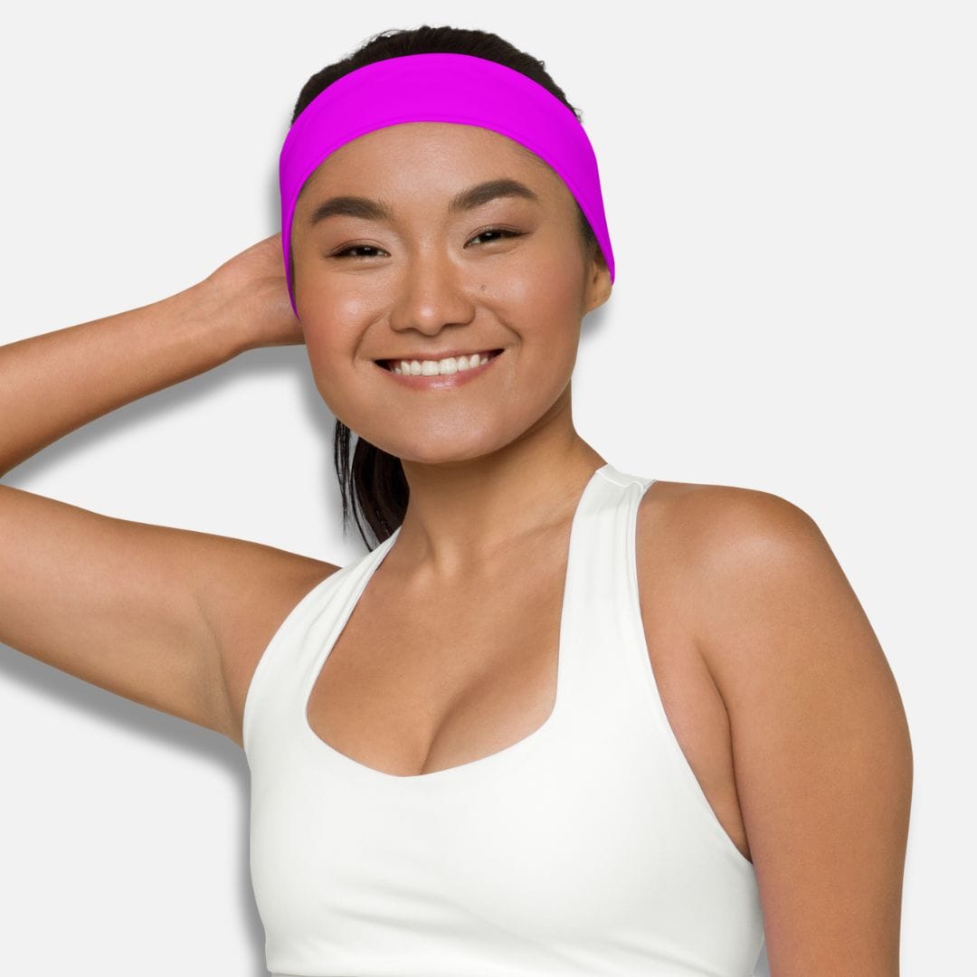 Bandeau Cheveux Rose Fluo I Color Head