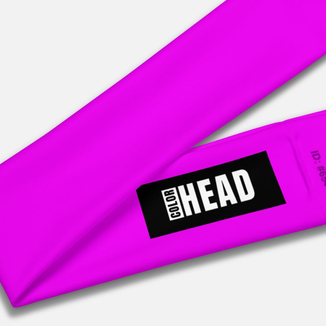 Bandeau Cheveux Rose Fluo I Color Head