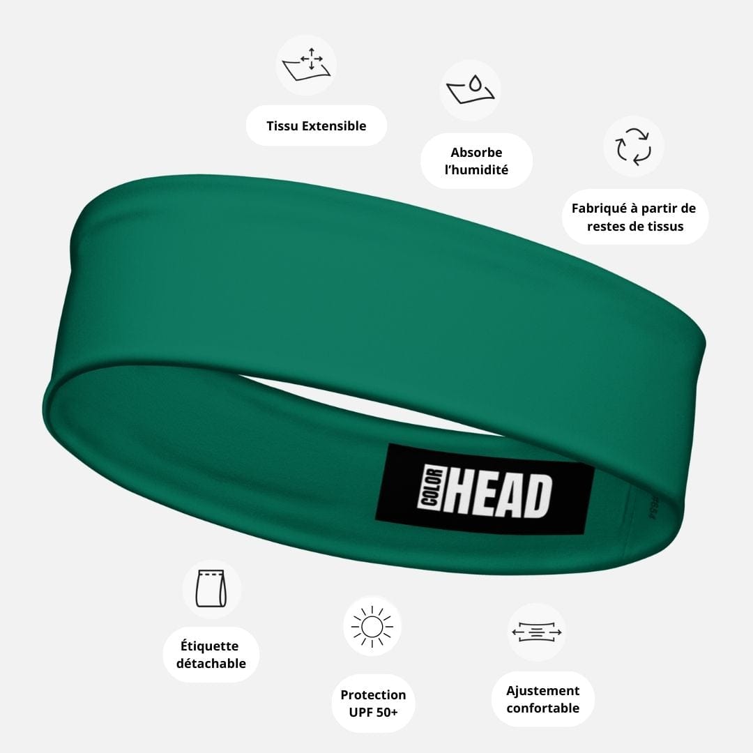 Bandeau Cheveux Sport I Vert
