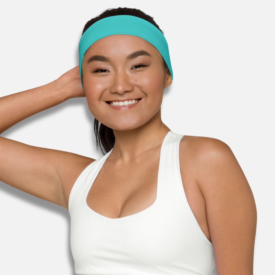 Bandeau Cheveux Turquoise I Color Head