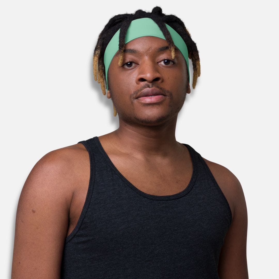 Bandeau Cheveux Vert d'Eau I Color Head