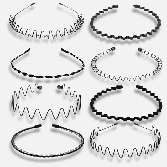 Noir Bandeau I Serre-tête Homme 